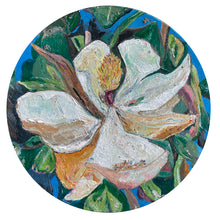 Load image into Gallery viewer, Magnolia Moment - Blue Ridge Parkway flower painting - Virginia artist Dawn Richerson

