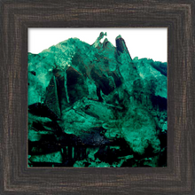 Load image into Gallery viewer, ALL THE GREEN MOUNTAINS ☼ Soul of France &amp; Magdalen Painting {Art Print} South of France Provence mountain painting Dawn Richerson  8x8 framed
