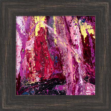 Load image into Gallery viewer, IN THE PURPLE WOOD ☼ Magdalen Painting {Art Print} Faithscapes painting by Virginia artist Dawn Richerson 8x8 framed
