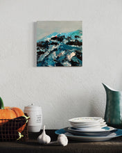 Load image into Gallery viewer, After Poseidon Wild Atlantic Way painting Ireland seascape in situ 2
