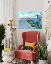 Load image into Gallery viewer, Balancing Ireland Painting In Situ Living Room Chair
