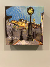 Load image into Gallery viewer, Bedford Clock painting - Bedford Virginia paintings Dawn Richerson
