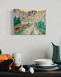 Bowl of Becoming Ireland Painting in Situ Dining
