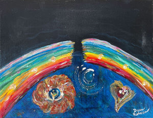 BROKEN RAINBOW ☼ Dreams for a New World {Original} Spirited Life painting