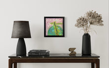 Load image into Gallery viewer, Calm Within Your Storm Irish Woodland Painting Forest Spirit in situ 1
