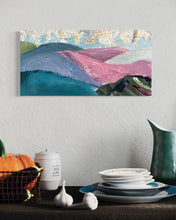 Load image into Gallery viewer, Derryveagh Blessing Ireland painting bird painting Derryveagh Mountains County Donegal painting in situ 2
