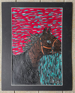 Horse Without a Rider - Dawn Richerson painting