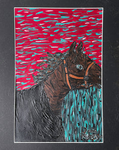 Horse Without a Rider - Dawn Richerson painting