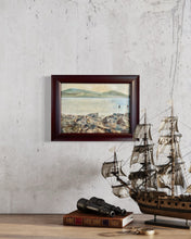 Load image into Gallery viewer, Lough Allen View Sligo Bay Soul of Ireland painting Dawn Richerson In Situ Shelf with Boat
