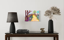 Load image into Gallery viewer, Land of the Free Blue Ridge Blessings Original Painting {Art Prints}{Collection Originals} Bedford Virginia Painting • Falling Creek Park in situ
