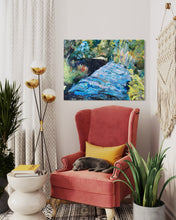 Load image into Gallery viewer, Magic Stream Ireland Painting In Situ LR Chair
