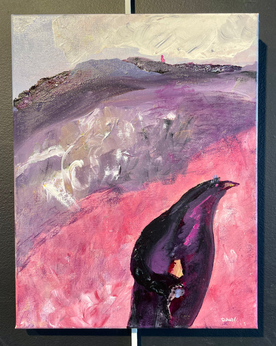 Peaceful Pursuits penguin painting Blue Ridge Blessings Original Painting {Art Prints}{Collection Originals} Bedford Virginia Painting • Falling Creek Park