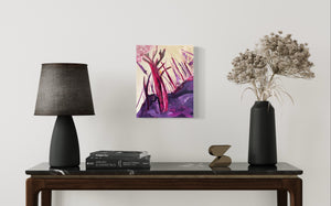 Purple Heart Give Me Liberty! Bedford Virginia painting by Dawn Richerson in situ