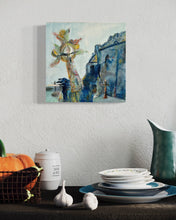 Load image into Gallery viewer, She Rises Mockup Ireland Painting in situ Dining
