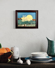Load image into Gallery viewer, Skull Moon Ireland painting Dawn Richerson In Situ Dining
