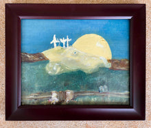 Load image into Gallery viewer, Skull Moon Over Arigna Soul of Ireland painting Dawn Richerson
