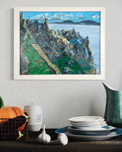 Load image into Gallery viewer, Stairway to Surrender Ireland Painting in situ Dining
