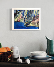 Load image into Gallery viewer, Steeped in Story Slieve League Cliffs painting Ireland in situ 2
