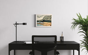 The Fixed Mountain Ben Bulben Painting Ireland painting in situ 3