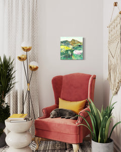 Valley of Rest Ireland Painting In Situ Living Room Chair