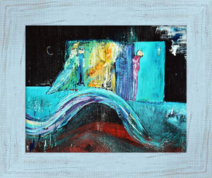 WAVE OF RECOGNITION ☼ Spirited Life Painting {Art Print} 8x10 framed