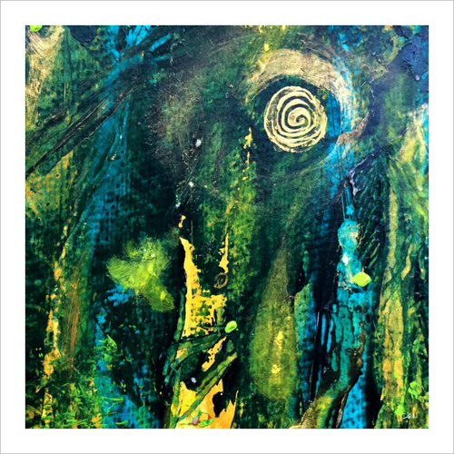 XANADU {The Two, Two Minutes Before} ☼ Spirited Life Painting {Art Print} 8x8 The Two Two Minutes Before They Knew Love Painting by Virginia Artist Dawn Richerson
