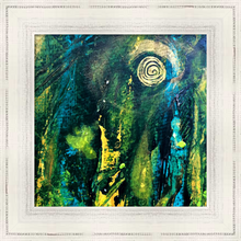 Load image into Gallery viewer, XANADU {The Two, Two Minutes Before} ☼ Spirited Life Painting {Art Print} 8x8 The Two Two Minutes Before They Knew Love Painting by Virginia Artist Dawn Richerson framed
