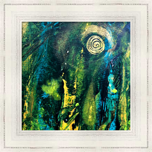 XANADU {The Two, Two Minutes Before} ☼ Spirited Life Painting {Art Print} 8x8 The Two Two Minutes Before They Knew Love Painting by Virginia Artist Dawn Richerson framed