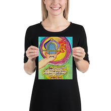 Load image into Gallery viewer, Both Wings Broken Rumi Poster Poster Dawn Richerson 8×10 
