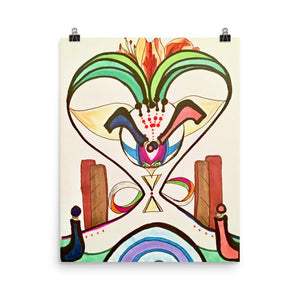 Dive Deep, Rise Strong ☼ Sacred Partner Series {Poster} Poster New Dawn Studios 16×20 