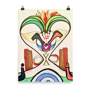 Dive Deep, Rise Strong ☼ Sacred Partner Series {Poster} Poster New Dawn Studios 18×24 