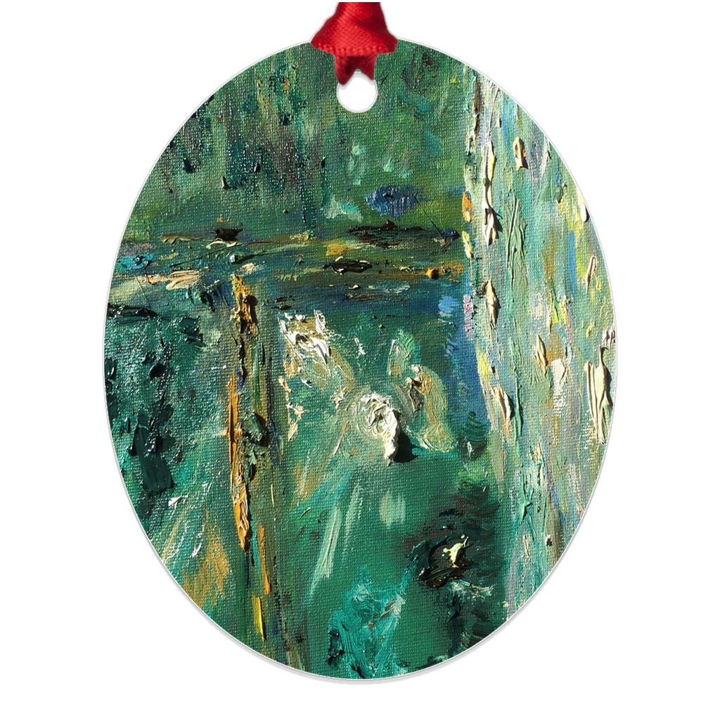 Spirits Surrendered ☼ Soul of Ireland Metal Ornament Ornament New Dawn Studios Double Sided Oval 