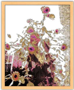 Sunflowers in Winter ☼ Alterations Most True Design {Art Print} Design Print New Dawn Studios 16x20 Framed 