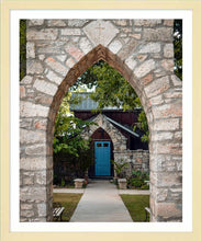 Load image into Gallery viewer, The Blue Door ☼ Soul of Place • Salado, Texas {Photo Print} Photo Print New Dawn Studios 16x20 Framed 
