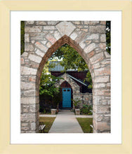 Load image into Gallery viewer, The Blue Door ☼ Soul of Place • Salado, Texas {Photo Print} Photo Print New Dawn Studios 8x10 Framed 
