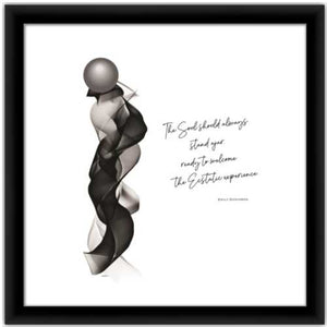 The Ecstatic Soul ☼ Simple Inspiration Design {Art Print} Design Print New Dawn Studios 20x20 Framed 