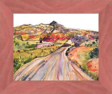 Load image into Gallery viewer, We, Asleep in the Mountain [Leaving Ghost Ranch] ☼ Heart of America New Mexico Painting {Art Print} Art Print New Dawn Studios 8x10 Framed 
