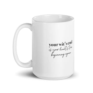 WIT'S END ☼ Word Up! {On the Way} Ceramic Mug
