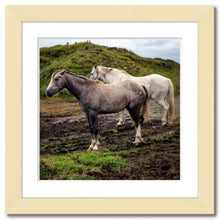 Load image into Gallery viewer, Working Together ☼ Soul of Ireland Horses {Photo Print} Photo Print New Dawn Studios 8x8 Framed 
